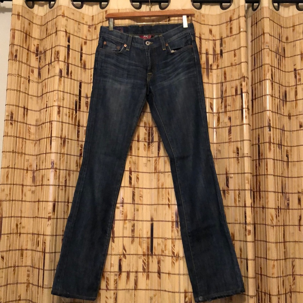 Lucky Brand dark wash bootcut jeans, sz 2/26